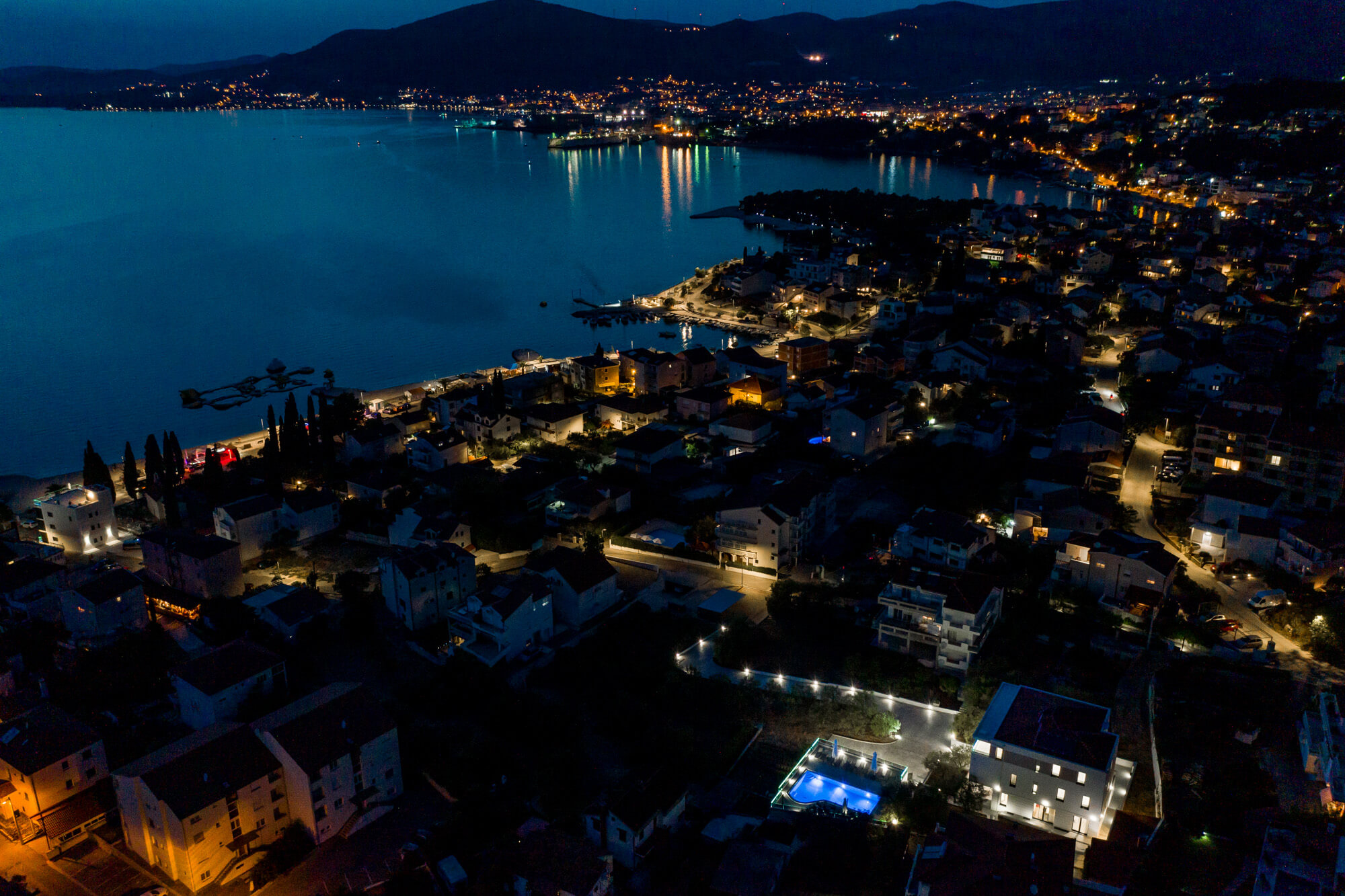 okrug gornji panoramic aerial view