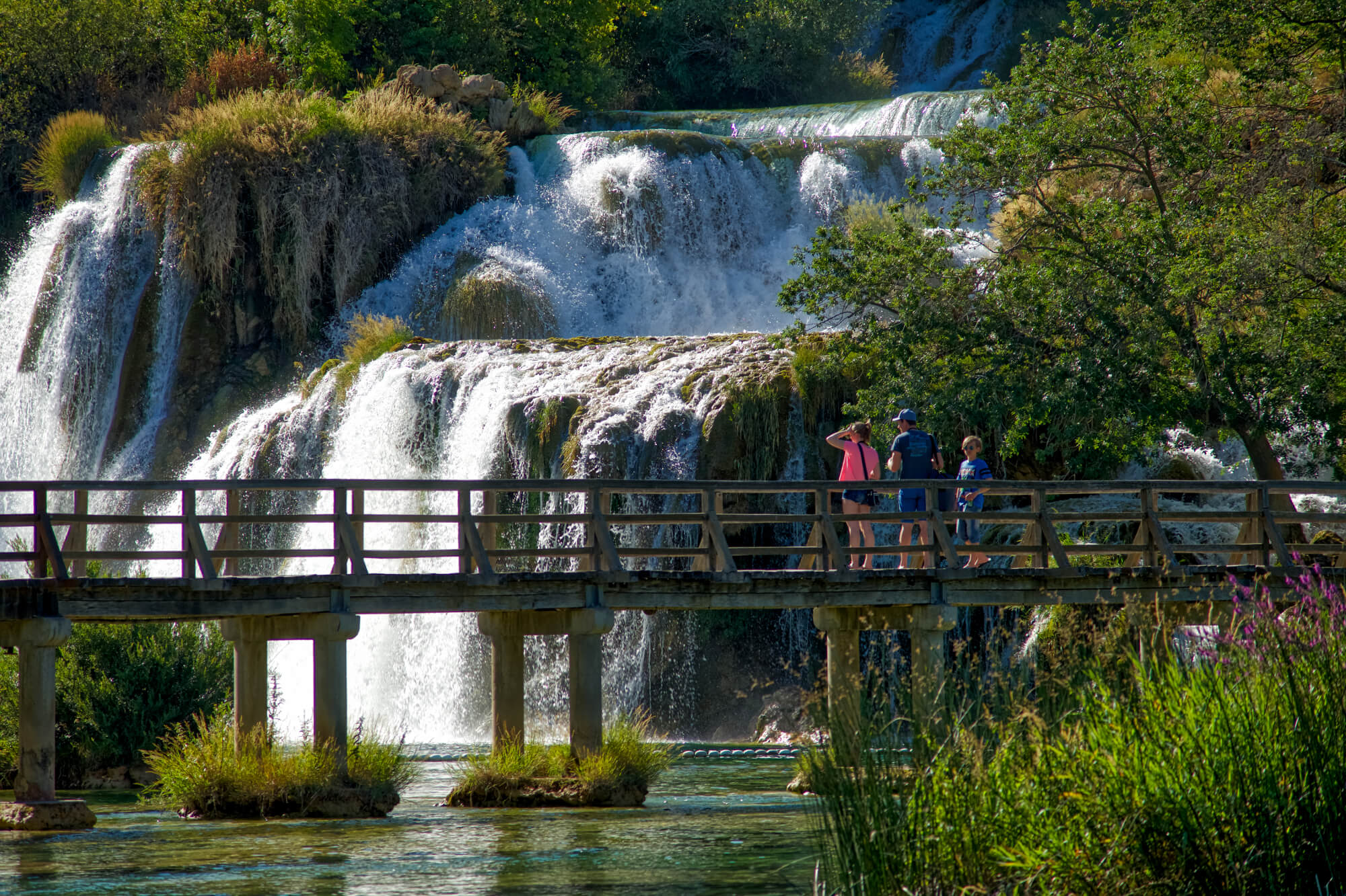 krka national park skradinski buk bridge