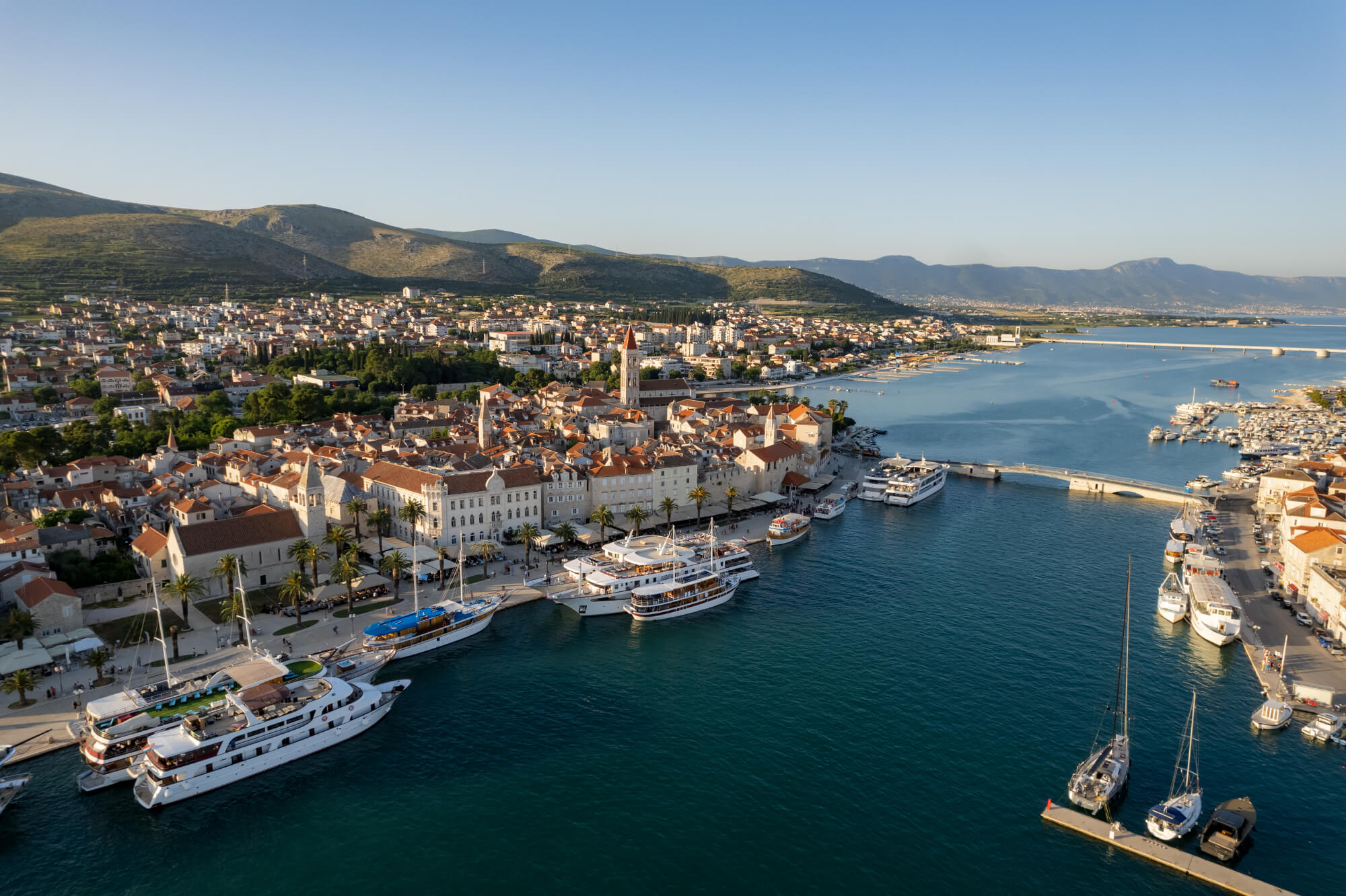 the city of trogir port